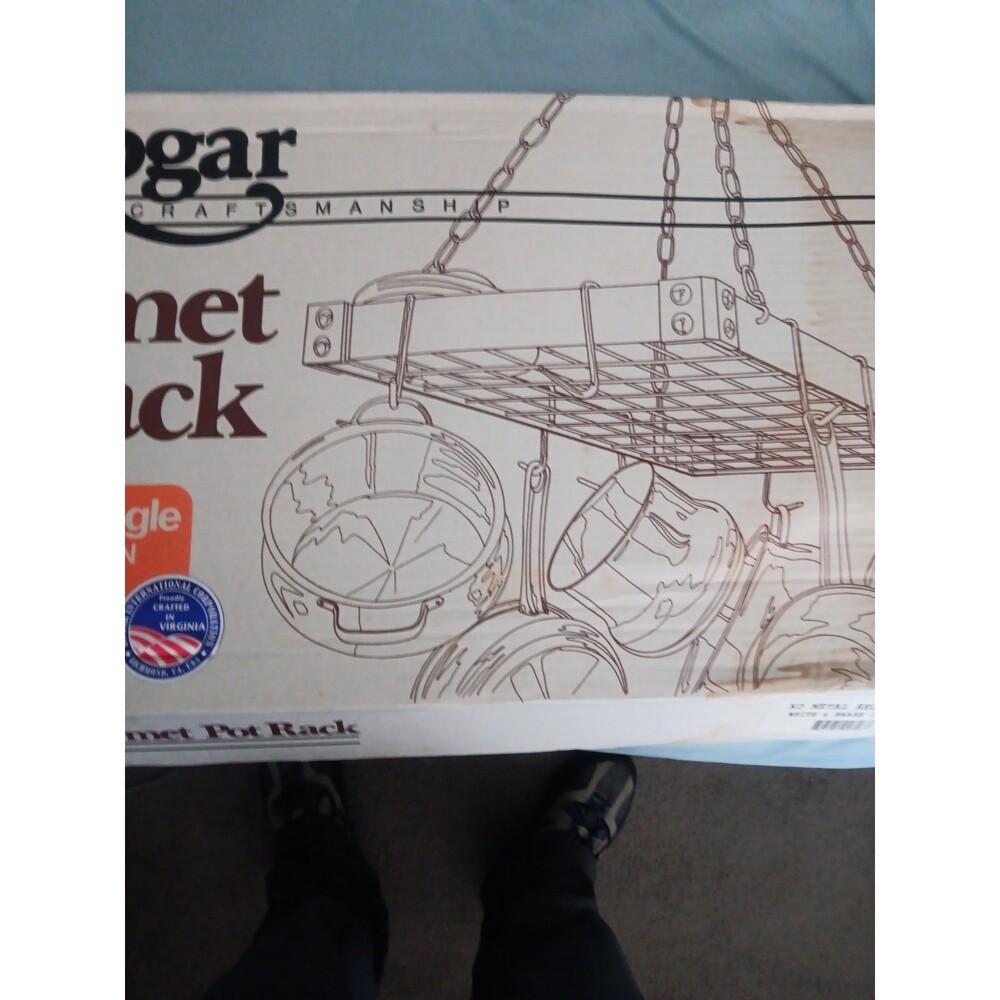 Rogar Hanging Gourmet Pot Rack - Picture 6 of 13